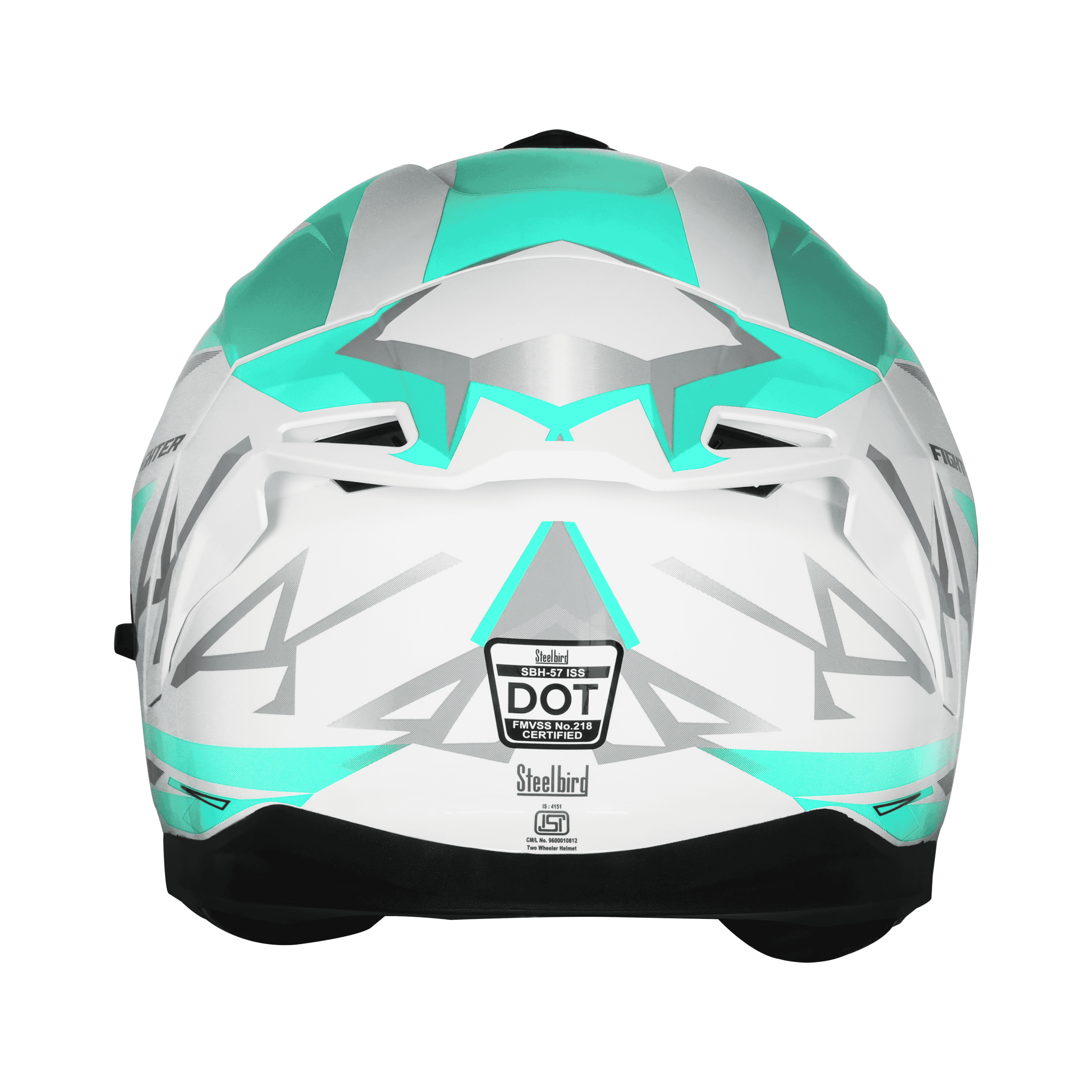 SBH-57 ISS FIGHTER F4 GLOSSY WHITE WITH SEA GREEN